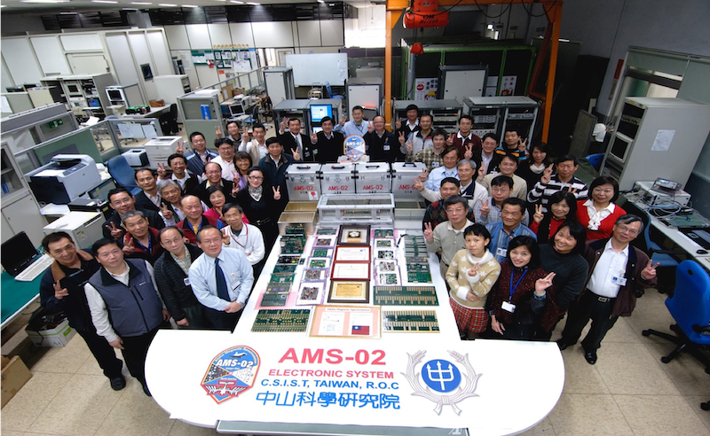 Figure 5: AMS electronics produced in NCSIST, Taiwan.