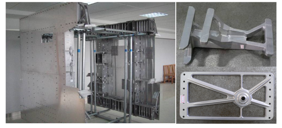 Finished Main Radiator Structural Test Article designed and built at Shandong University.