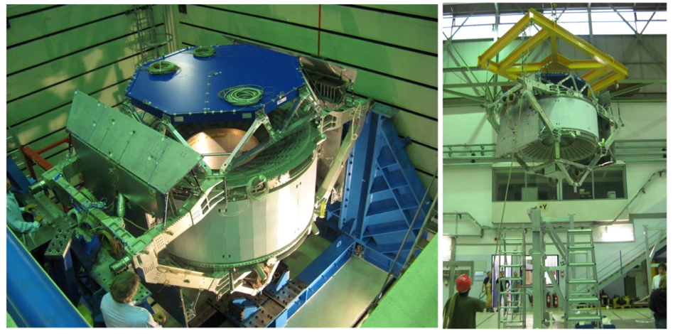 . AMS Structural Test Article under test in Munich, including the Thermal Control system