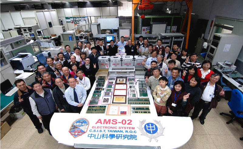 Figure 4: AMS electronics produced in NCSIST, Taiwan.